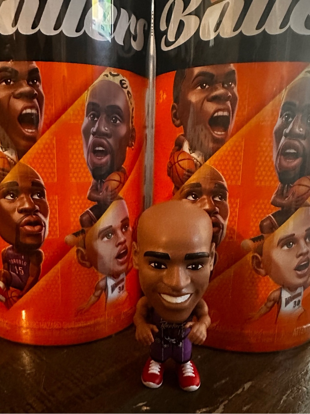 Vince Carter Toronto Raptors purple jersey. NBA ballers series 3